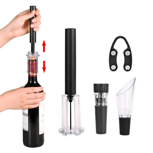 WINE OPENER AIR PUMP AND VACUUM PRESSURE 