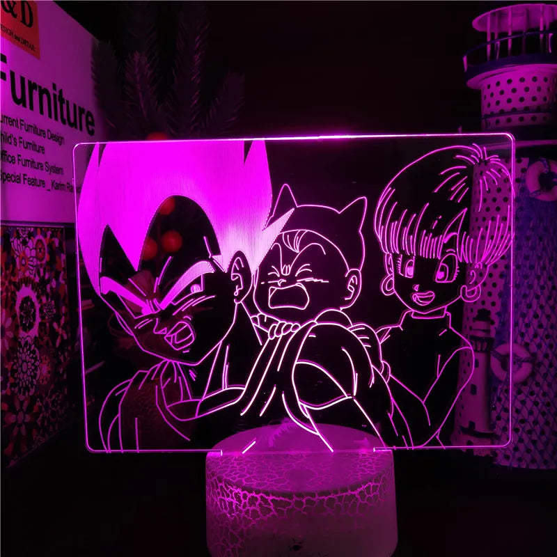 Dragon Ball 3D  Lamp 