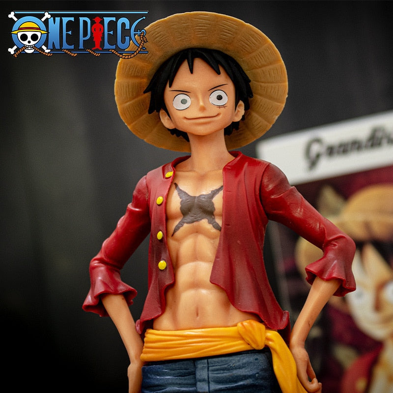 Luffy Rei dos Piratas Anime 28 cm