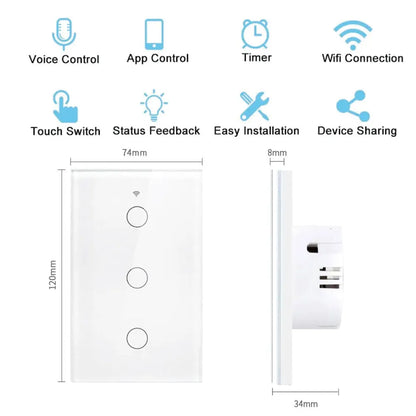 INTELI TOUCH INTERRUPTOR INTELIGENTE WIFI