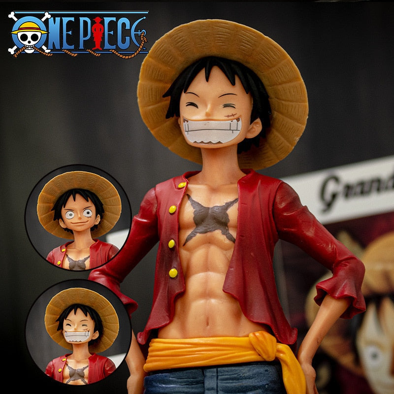 Luffy Rei dos Piratas Anime 28 cm