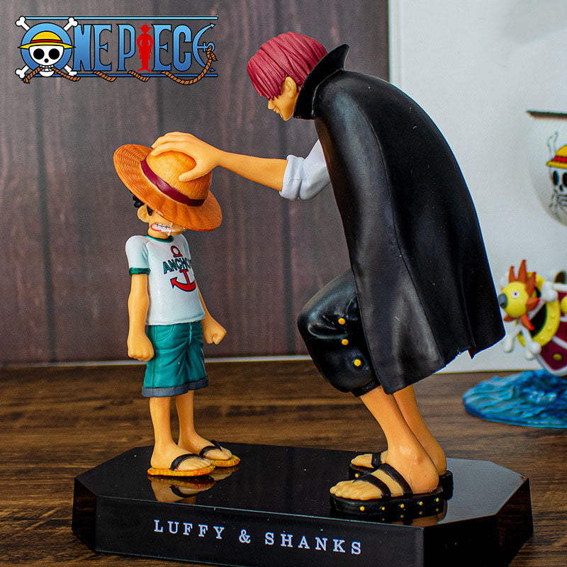 LUFFY AND SHANKS ONE PIECE 