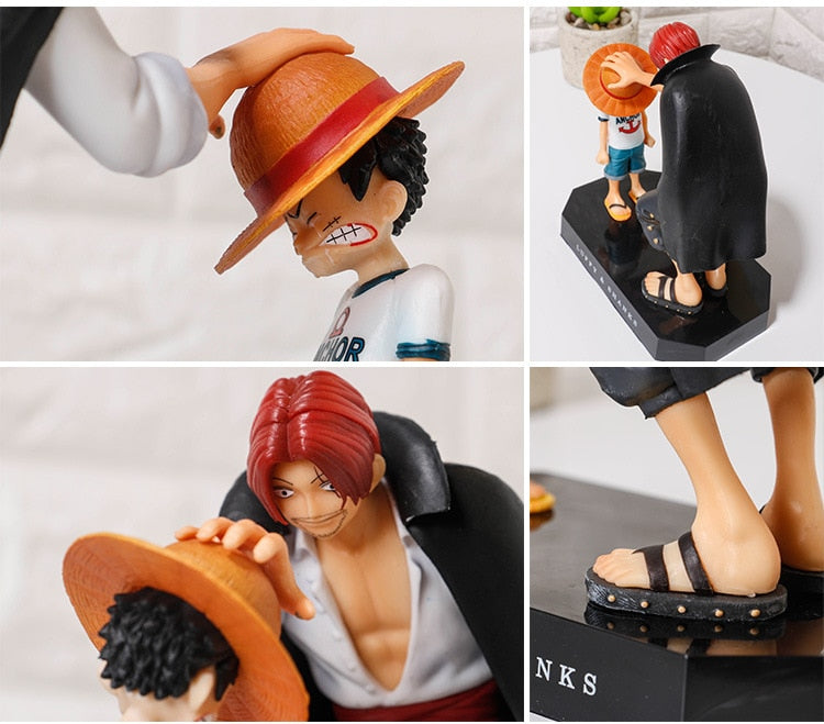 LUFFY AND SHANKS ONE PIECE 